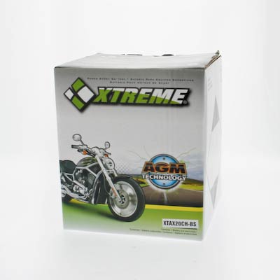 Xtreme 20CH-BS 12V 270CCA AGM Powersport Battery for ATVs, Motorcycles