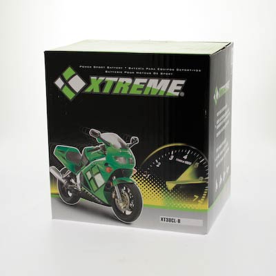 Xtreme 30CL-B 12V 330CCA Flooded Powersport Battery for ATV, Motorcycle