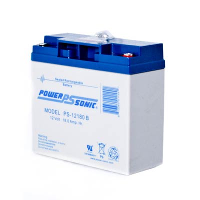 Power Sonic 12V 18Ah AGM Sealed Lead Acid SLA Battery C Terminals Long-Life