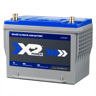 X2Power Premium AGM Car Truck Battery, 840 CCA, Group 24, High-Performance