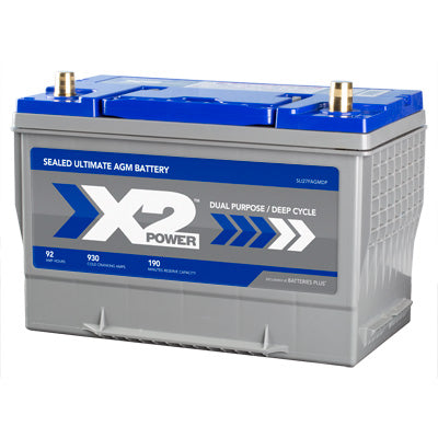 X2Power Group 27F 930CCA Premium AGM Car Truck Battery for Extreme Conditions