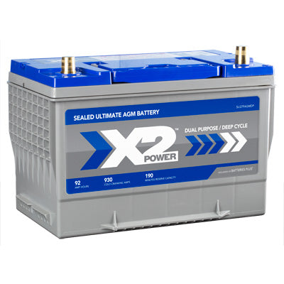 X2Power Group 27F 930CCA Premium AGM Car Truck Battery for Extreme Conditions
