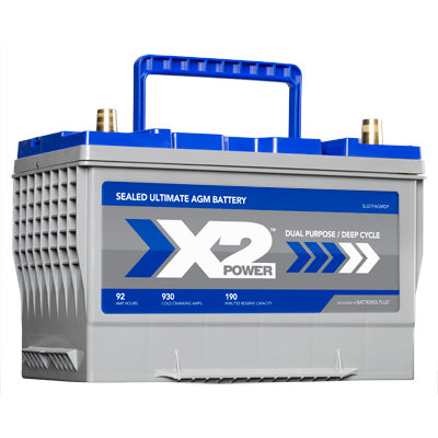 X2Power Group 27F 930CCA Premium AGM Car Truck Battery for Extreme Conditions