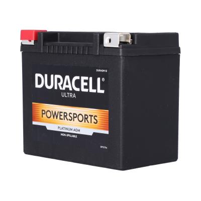 Duracell Ultra 12-BS 12V 180CCA AGM Powersport Battery for ATV Motorcycle