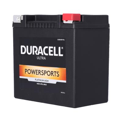 Duracell Ultra 14L-BS 12V 220CCA AGM Powersport Battery for Motorcycle ATV