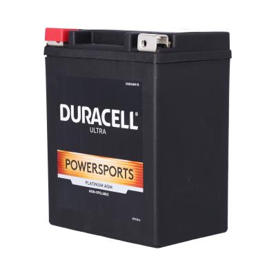 Duracell Ultra 14AH-BS 12V 220CCA AGM Powersport Battery for Motorcycles ATVs