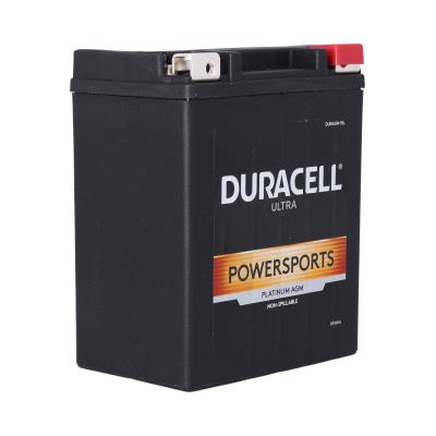 Duracell Ultra 14AHL-BS 12V 220CCA AGM Powersport Battery: Durable, Maintenance-Free, Spill-Proof