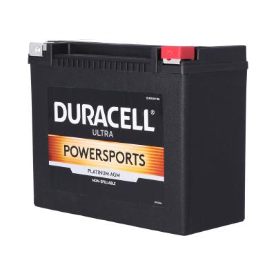 Duracell Ultra 18L-BS 12V 330CCA AGM Powersport Battery for Motorcycles ATVs Watercraft