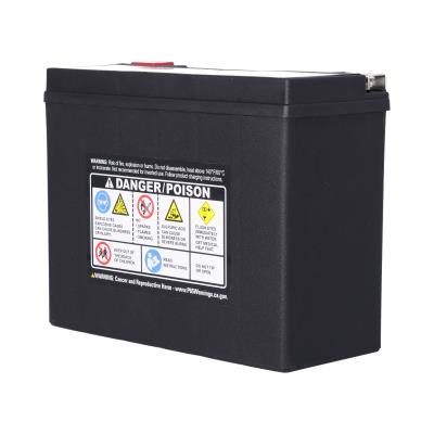 Duracell Ultra 18L-BS Powersport Battery: 12V, 330CCA AGM, Spill-Proof Design