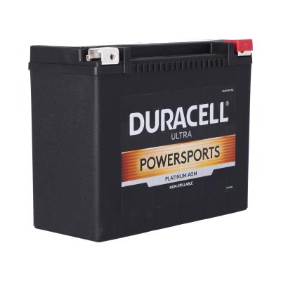 Duracell Ultra 18L-BS Powersport Battery: 12V, 330CCA AGM, Spill-Proof Design