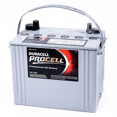 Duracell ProCell 12V 70AH GEL Sealed Lead Acid Battery P Terminals