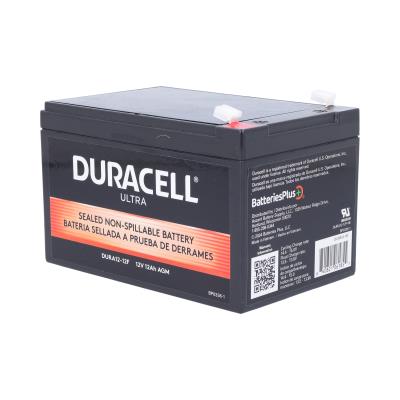 Reliable Duracell Ultra 12V 12Ah AGM Sealed Lead Acid Battery F1 Terminals