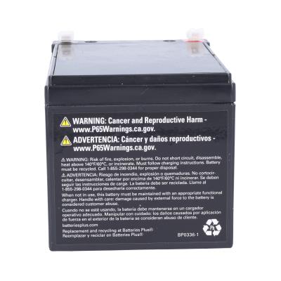 Reliable Duracell Ultra 12V 12Ah AGM Sealed Lead Acid Battery F1 Terminals