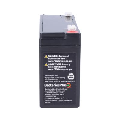 Duracell Ultra 6V 12Ah AGM Sealed Lead Acid Battery F1 Terminals