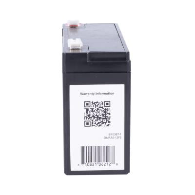 Duracell Ultra 6V 12AH AGM SLA Battery F2 Terminals Emergency Backup