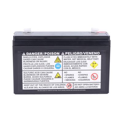 Duracell Ultra 6V 12AH AGM SLA Battery F2 Terminals Emergency Backup