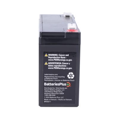 Duracell Ultra 6V 12AH AGM SLA Battery F2 Terminals Emergency Backup