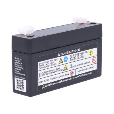 Duracell Ultra 6V 1.3AH General Purpose AGM Sealed Lead Acid F1 Battery
