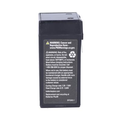 Duracell Ultra 6V 2Ah AGM Sealed Lead Acid Battery Side Tab Terminals