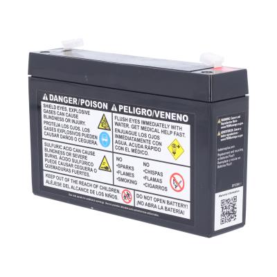 Duracell Ultra 6V 7.2AH AGM Sealed Lead Acid Battery F1 Terminals