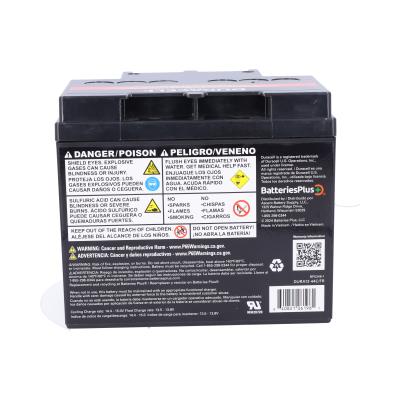 Duracell Ultra 12V 46AH AGM SLA Battery with M6 Insert Terminals