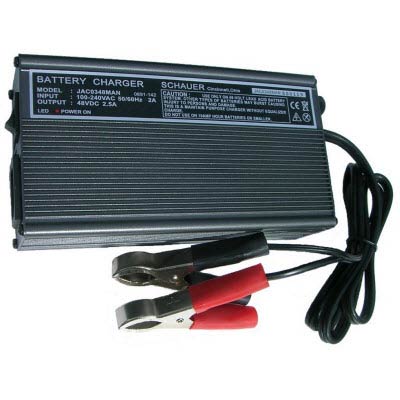 Schauer 48V 2.5 Amp Smart Golf Cart Battery Charger Maintainer