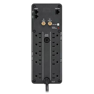 APC Back-UPS Pro 1500VA UPS Battery Backup: 10 Outlets, Dual USB Ports, Surge Protection