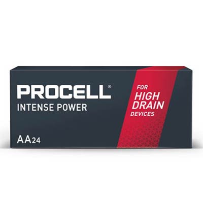 Duracell ProCell Intense AA LR6 Alkaline Batteries 24-Pack for High-Drain Devices