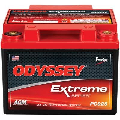 Odyssey Extreme 12V 330CCA AGM Powersport Battery - High Performance, Maintenance-Free, Vibration Resistant