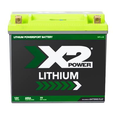 X2Power X2P20 Lithium Iron Phosphate Powersport ATV Battery - Lightweight & Fast Charging