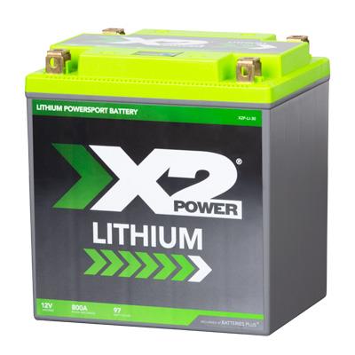 X2Power 800A Pulse Cranking X2P30 Lithium Powersport Battery for ATV UTV