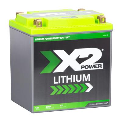 X2Power 800A Pulse Cranking X2P30 Lithium Powersport Battery for ATV UTV