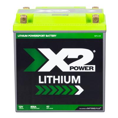 X2Power 800A Pulse Cranking X2P30 Lithium Powersport Battery for ATV UTV