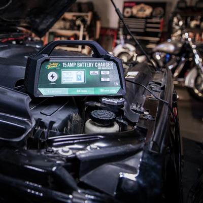 Battery Tender 12V 15A/8A/2A Selectable Smart Charger for Auto ATV Marine Motorcycle