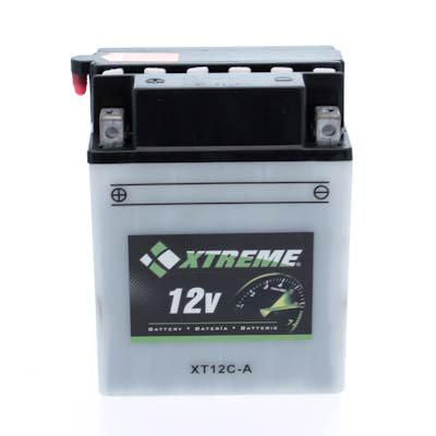 Xtreme High-Performance 12C-A 12V 165CCA Flooded Powersport Battery for ATVs Motorcycles