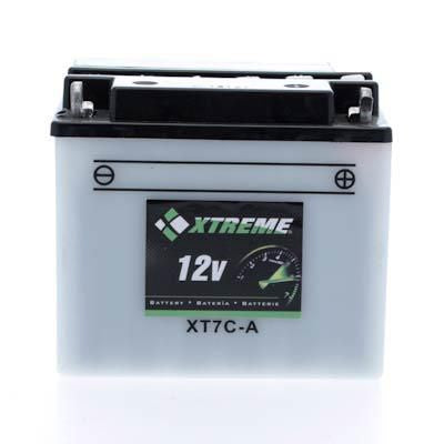 Xtreme 7C-A 12V 124CCA Flooded Powersport Battery for Motorcycles ATVs