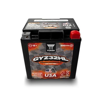 Yuasa GYZ32HL 12V 32Ah 500CCA AGM Powersport ATV Battery: High Performance