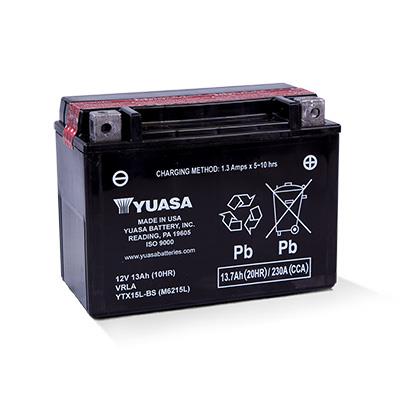 Yuasa 12V 13Ah YTX15L AGM Powersport Battery for Reliable Starts