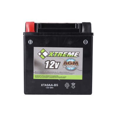 Xtreme 12V 9Ah AGM Maintenance-Free Powersports Generator Battery