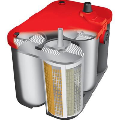 Optima Red Top 800CCA AGM Car Battery | Group 34/78 Dual Terminal