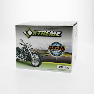 Xtreme 12A-BS 12V 175CCA AGM Powersport Battery: High-Performance, Spill-Proof, Maintenance-Free