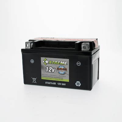 Xtreme 7A-BS 12V 90CCA AGM Powersport Battery for Motorcycles ATVs