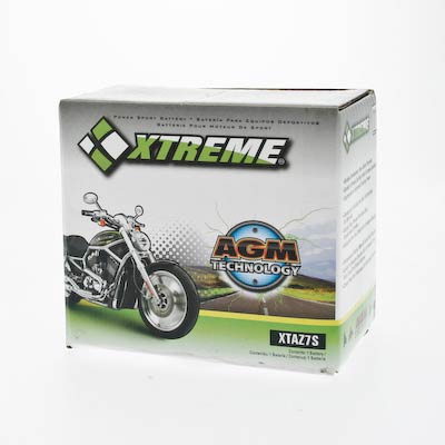 Xtreme Z7S 12V 130CCA AGM Powersport Battery for Motorcycles ATVs Snowmobiles