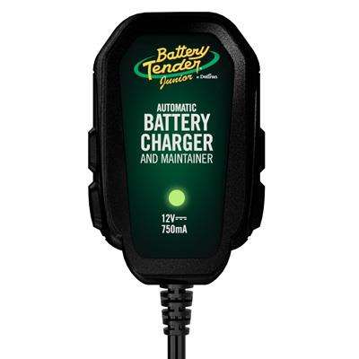 Battery Tender Junior 12V 750mA Smart Charger for Motorcycle ATV Batteries
