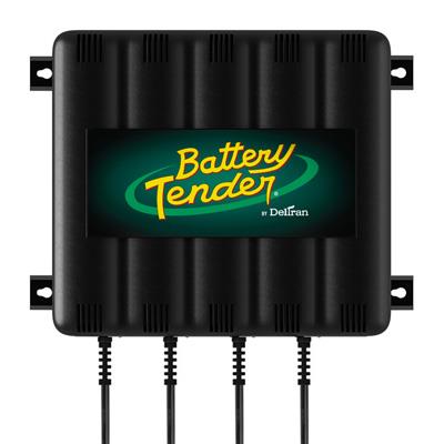Battery Tender 4-Bank 1.25A 12V Smart Charger for Multi-Vehicle Battery Management