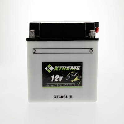 Xtreme 30CL-B 12V 330CCA Flooded Powersport Battery for ATV, Motorcycle