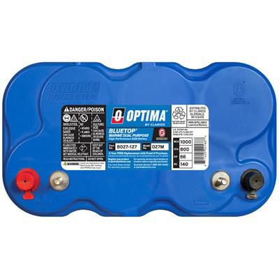 Optima Blue Top Group 27M Marine & RV AGM Battery - OPT8027-127 ...