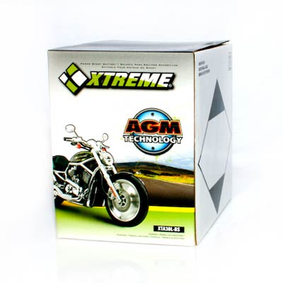 Xtreme 30L-BS 12V 385CCA AGM Powersport Battery - Maintenance-Free Performance