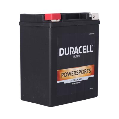 Duracell Ultra 14AH-BS 12V 220CCA AGM Powersport Battery for Motorcycles ATVs