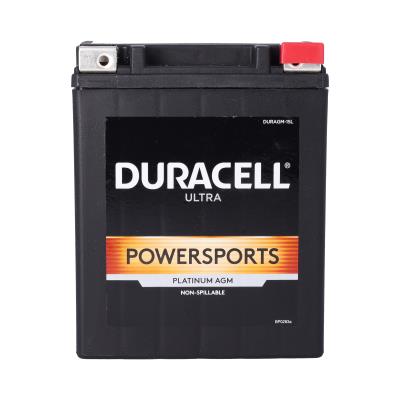 Duracell Ultra 14AHL-BS 12V 220CCA AGM Powersport Battery: Durable, Maintenance-Free, Spill-Proof